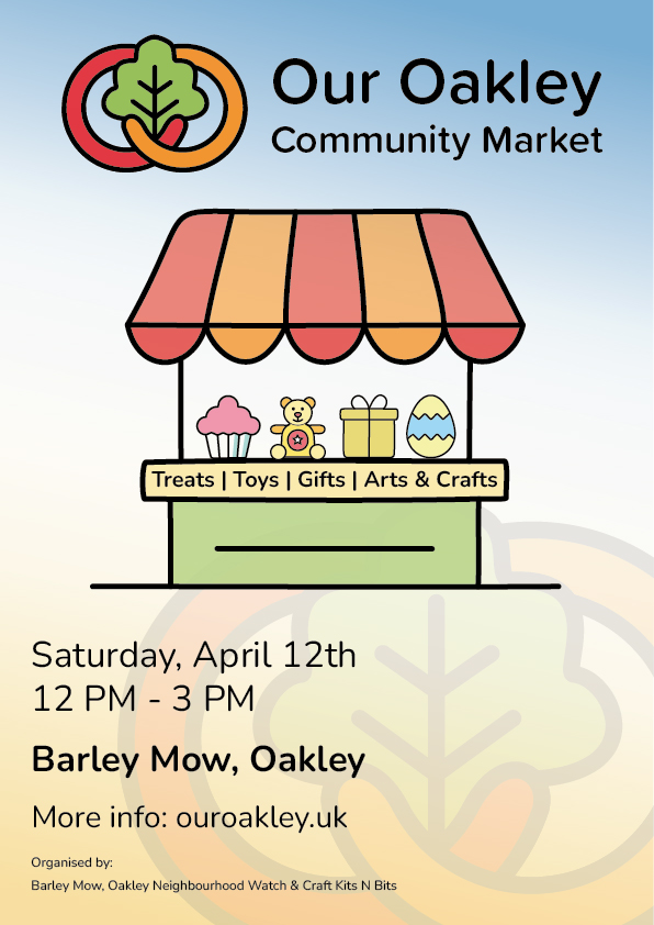Event poster for Community Market