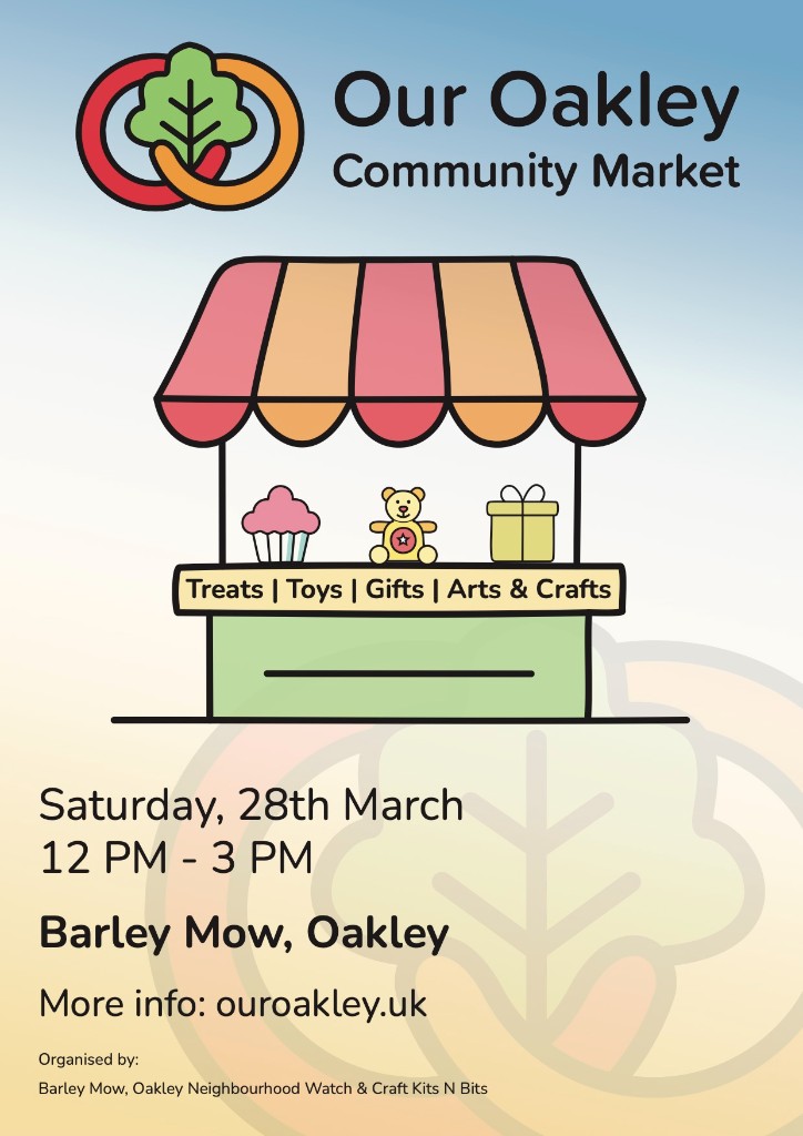 Event poster for Community Market