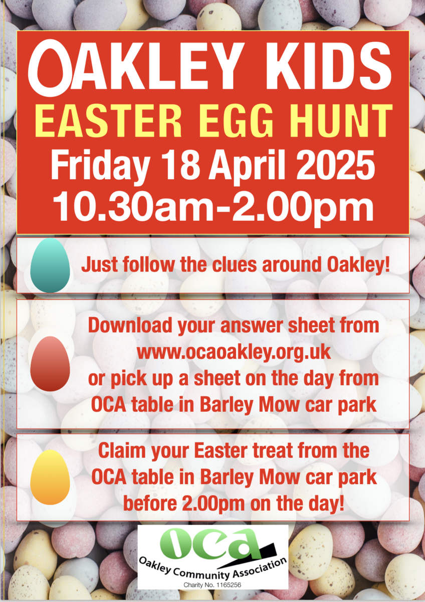 Event poster for Easter Egg Hunt