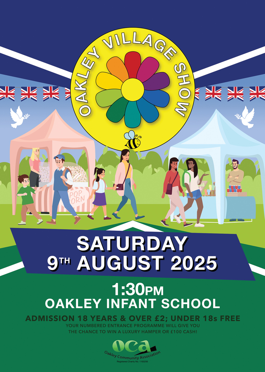 Event poster for Oakley Village Show