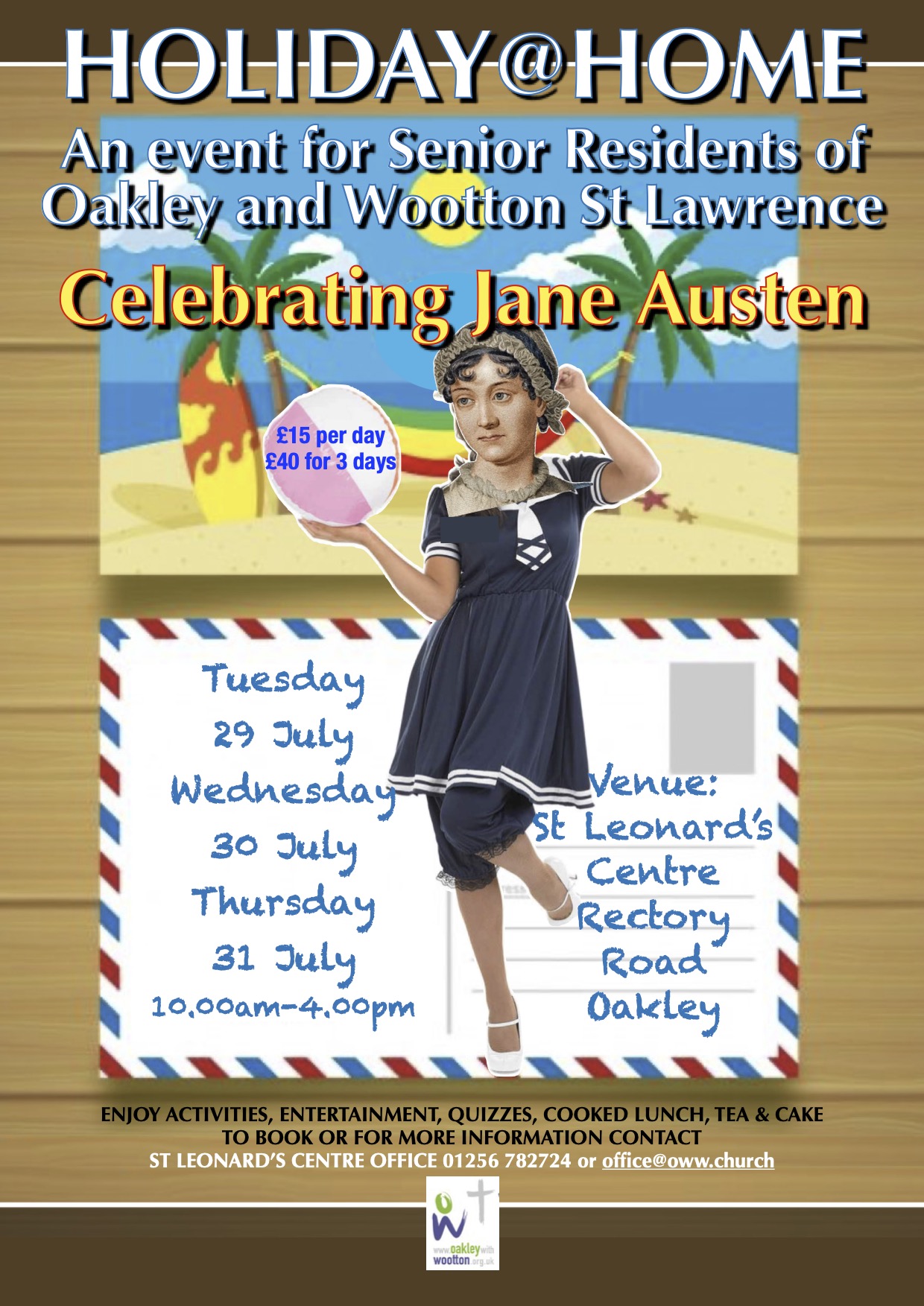 Event poster for Holiday@Home